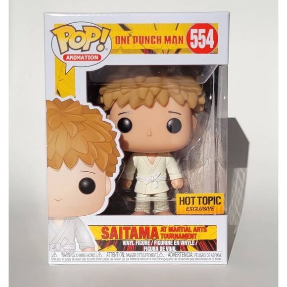 Funko Pop! One Punch Man Saitama at Martial Arts Tournament #554 - Picture 1 of 6